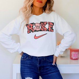 Highland Cow Nike Sweatshirt
